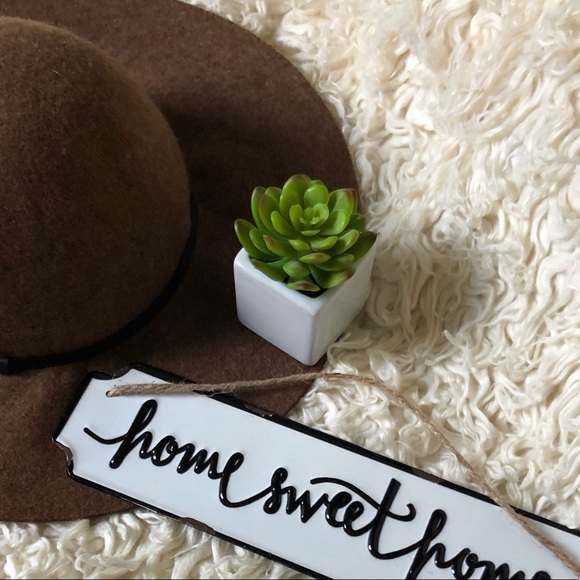 New Faux Succulent in White Pot - Picture 3 of 3